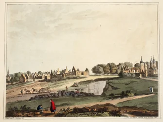 Le rovine del villaggio di Ligny